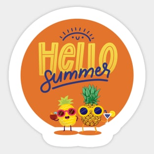 Hello summer Sticker